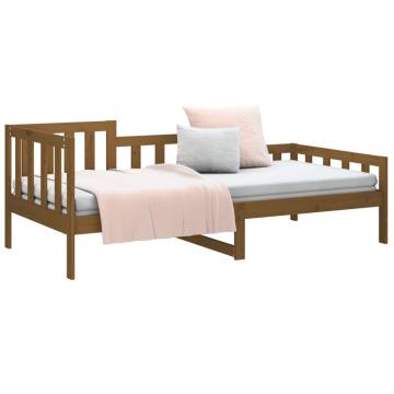 Day Bed Honey Brown 90x190 cm Solid Wood Pine - Versatile Design