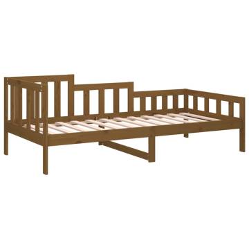 Day Bed Honey Brown 90x190 cm Solid Wood Pine - Versatile Design