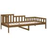 Day Bed Honey Brown 90x190 cm Solid Wood Pine - Versatile Design