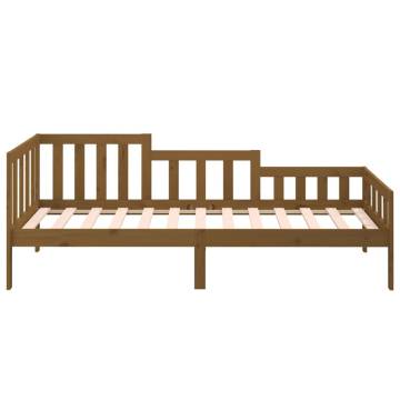 Day Bed Honey Brown 90x190 cm Solid Wood Pine - Versatile Design