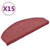 Red Carpet Stair Treads - 15 pcs for Slip Resistance | HipoMarket