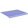 Replacement Awning Fabric Blue & White 4.5x3.5m - HipoMarket