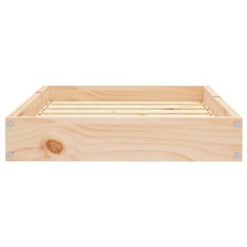 Comfortable Dog Bed in Solid Pine Wood - 61.5x49x9 cm