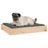 Comfortable Dog Bed in Solid Pine Wood - 61.5x49x9 cm