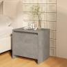 Bedside Cabinet Concrete Grey 45x34x44.5 cm Engineered Wood Colour concrete grey Quantity in Package 1 