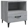 Bedside Cabinet Grey Sonoma - Elegant Engineered Wood Storage