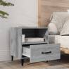 Bedside Cabinet Grey Sonoma - Elegant Engineered Wood Storage