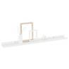 Stylish Wall Shelves 4 pcs High Gloss White - 80x9x3 cm