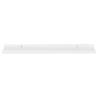 Stylish Wall Shelves 4 pcs High Gloss White - 80x9x3 cm