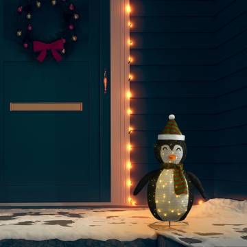 Luxury LED Snow Penguin Figure - 60cm Christmas Decoration