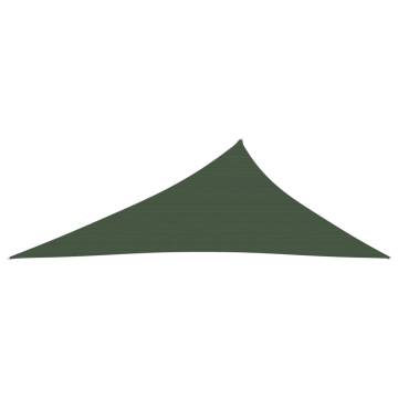 Sunshade Sail 160 g/m² Dark Green 4x5x6.8 m HDPE - HipoMarket