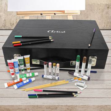 174-Piece Artist Painting Art Set in Wooden Box | Hipo Market