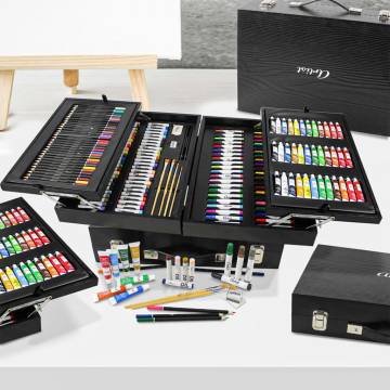 174-Piece Artist Painting Art Set in Wooden Box | Hipo Market