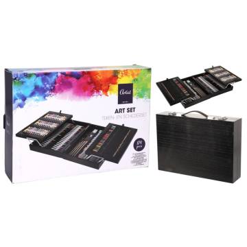 174-Piece Artist Painting Art Set in Wooden Box | Hipo Market