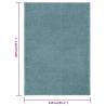 Rug Short Pile 140x200 cm Blue - Elegant Home Decor