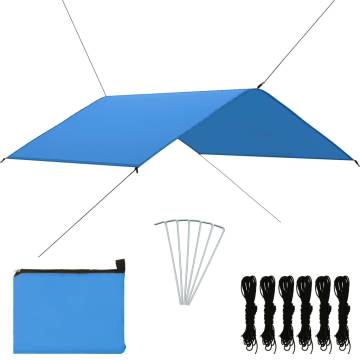 Buy Outdoor Tarp 4x4m Blue - Versatile Camping Shelter