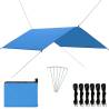 Buy Outdoor Tarp 4x4m Blue - Versatile Camping Shelter