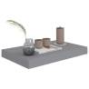 Stylish Grey Floating Wall Shelves - 2 Pcs | Hipo Market