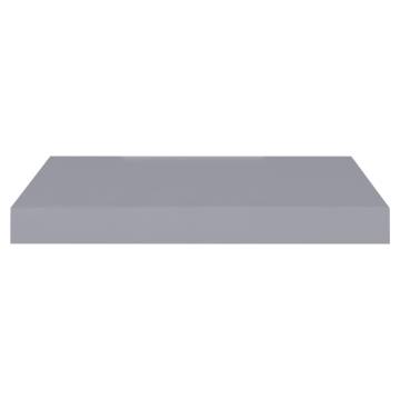 Stylish Grey Floating Wall Shelves - 2 Pcs | Hipo Market