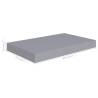 Stylish Grey Floating Wall Shelves - 2 Pcs | Hipo Market