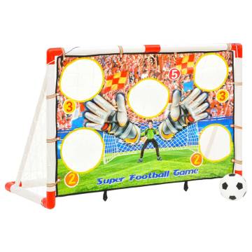 Children's Football Goal Set with Goal Wall - 120x51x77.5 cm