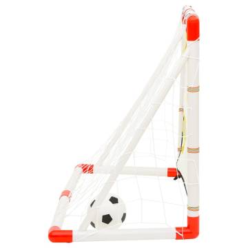 Children's Football Goal Set with Goal Wall - 120x51x77.5 cm