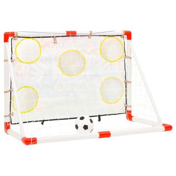 Children's Football Goal Set with Goal Wall - 120x51x77.5 cm