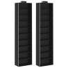 Hanging Closet Organisers 2 pcs with 10 Shelves Fabric Colour black Size 30 x 15 x 120 cm Quantity in Package 2 Number of 1 