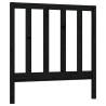 Stylish Black Pine Bed Headboard | 95x4x100 cm