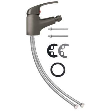 Modern Grey Bathroom Bidet Mixer Tap - Easy Installation