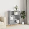 Bookcase Concrete Grey 69.5x32.5x90 cm Engineered Wood Colour concrete grey Quantity in Package 1 