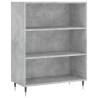 Concrete Grey Bookcase - Modern & Stylish Storage Solution