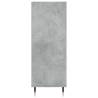 Concrete Grey Bookcase - Modern & Stylish Storage Solution