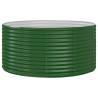 Garden Raised Bed Green 140x140 cm | Durable Steel Planter