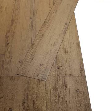 Self-Adhesive PVC Flooring Planks 2.51 m² - Walnut Brown