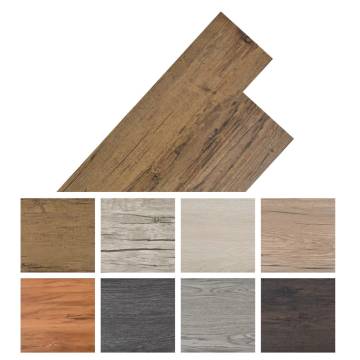 Self-Adhesive PVC Flooring Planks 2.51 m² - Walnut Brown