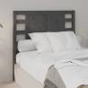 Headboard Grey 96x4x100 cm Solid Wood Pine Colour grey Size 96 x 100 cm Quantity in Package 1 