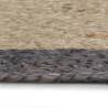 Handmade Jute Rug with Dark Grey Border - 150 cm | HipoMarket