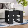 Coffee Table Black 55.5x55x45 cm Engineered Wood Colour black Quantity in Package 1 