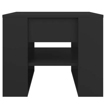 Stylish Black Coffee Table - 55.5x55x45 cm | HipoMarket