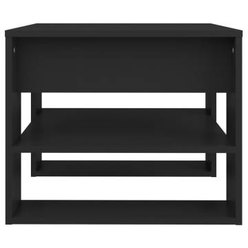 Stylish Black Coffee Table - 55.5x55x45 cm | HipoMarket