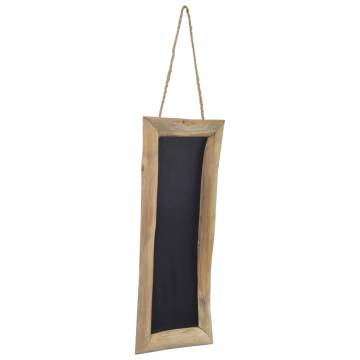 Blackboards Set of 3 - 30x70 cm Teak Wood | HipoMarket