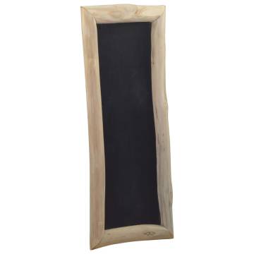 Blackboards Set of 3 - 30x70 cm Teak Wood | HipoMarket