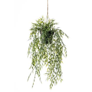 Emerald Bamboo Hanging Bush in Pot 50 cm | Hipomarket