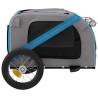 Pet Bike Trailer - Blue & Grey Oxford Fabric | HipoMarket