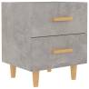 Bed Cabinet Concrete Grey - Scandinavian Style & Storage