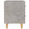 Bed Cabinet Concrete Grey - Scandinavian Style & Storage