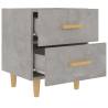 Bed Cabinet Concrete Grey - Scandinavian Style & Storage