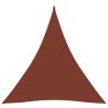 Sunshade Sail Oxford Fabric Triangular 4.5x4.5x4.5 m Terracotta Colour terracotta Size 4.5 x 4.5 x 4.5 m Quantity in Package 1 