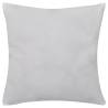 4 White Cotton Cushion Covers 50x50 cm | Hipomarket UK